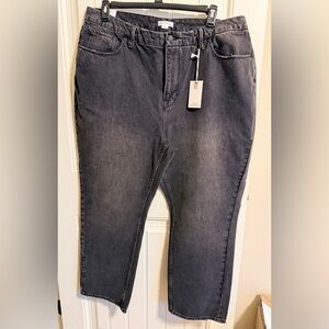 GOOD AMERICAN GOOD CLASSIC
JEANS BLACK NWT